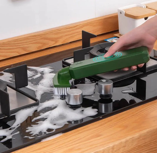 Multifunctional Liquid Kitchen Cleaning Bottle Brush Stove Ceramic Tile Sink Pool Brush Bathroom Wall Floor Bathtub Sponge Brush DUBAI DEAL HUB